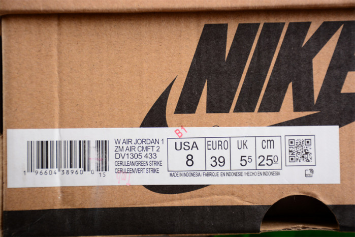 Air Jordan 1 Zoom CMFT 2 "Neon Green" DV1305-433