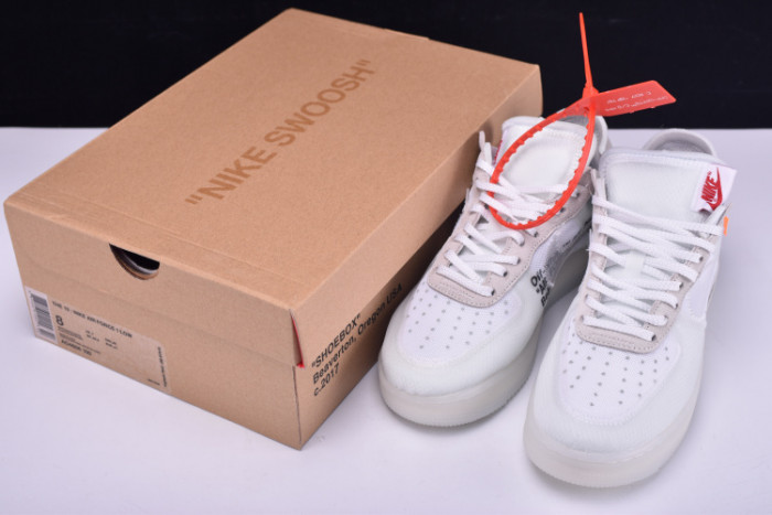 NIKE AIR FORCE 1 LOW OFW All White AO4606-100