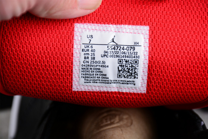 air Jordan 1 Mid White Black Red 554724-079