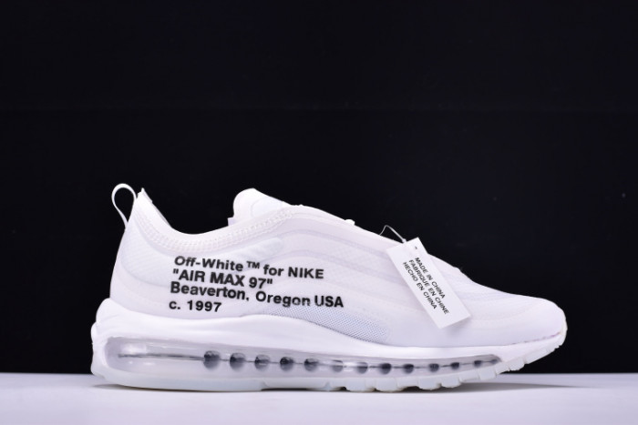 OFW X Air Max 97 The Ten White Cone Ice Blue AJ4585-100