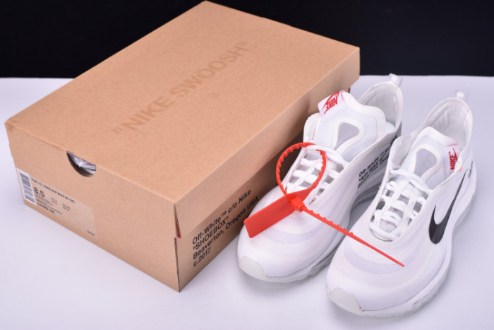 OFW X Air Max 97 The Ten White Cone Ice Blue AJ4585-100
