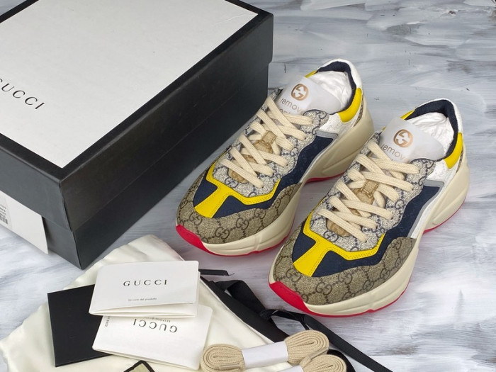 Gucci Rhyton Vintage Trainer Sneaker  576965 DRW00 9522