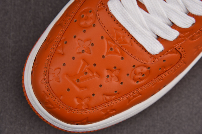 NIKE LOW AIR FORCE 1 X  ORANGE