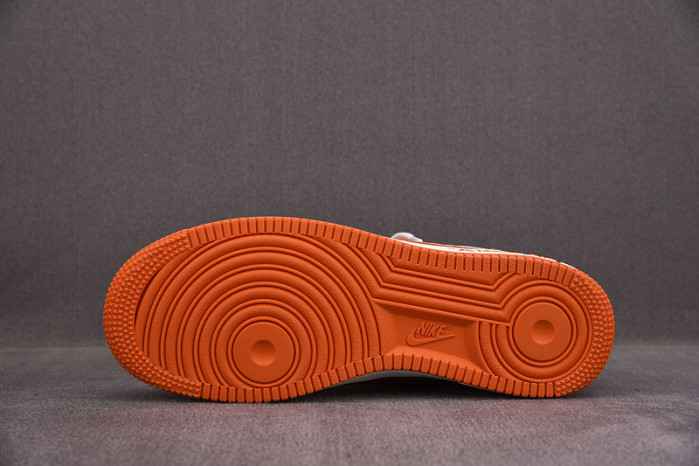 NIKE LOW AIR FORCE 1 X  ORANGE