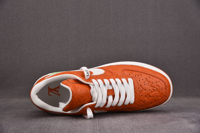 NIKE LOW AIR FORCE 1 X  ORANGE