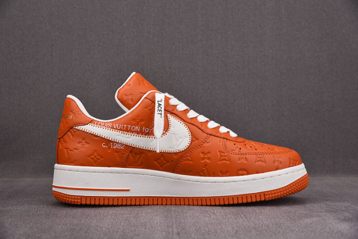 NIKE LOW AIR FORCE 1 X  ORANGE