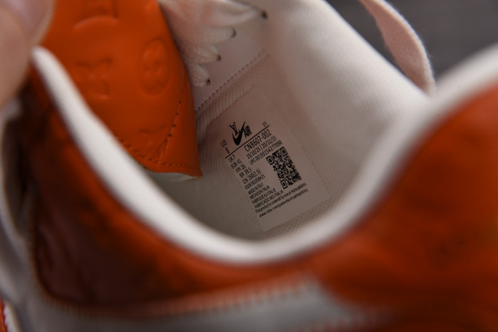 NIKE LOW AIR FORCE 1 X  ORANGE