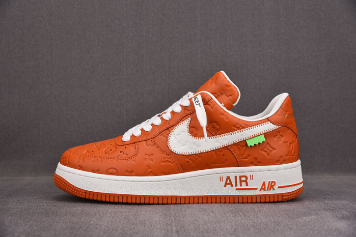 NIKE LOW AIR FORCE 1 X  ORANGE