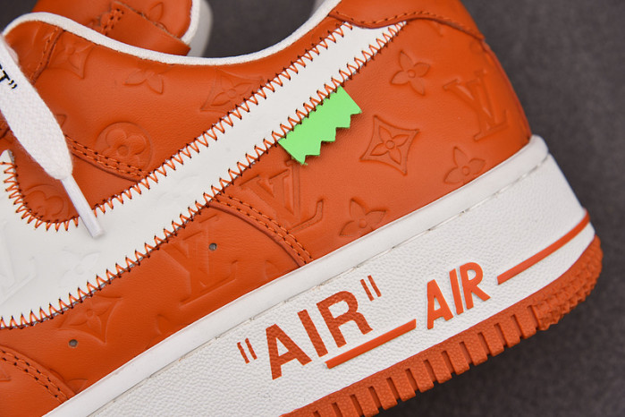 NIKE LOW AIR FORCE 1 X  ORANGE