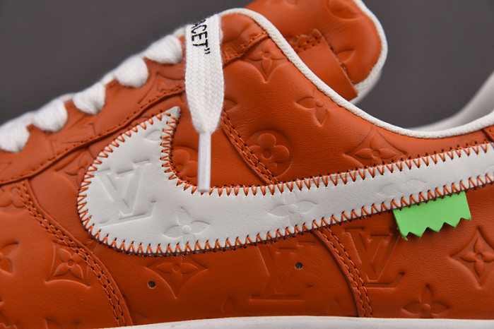 NIKE LOW AIR FORCE 1 X  ORANGE