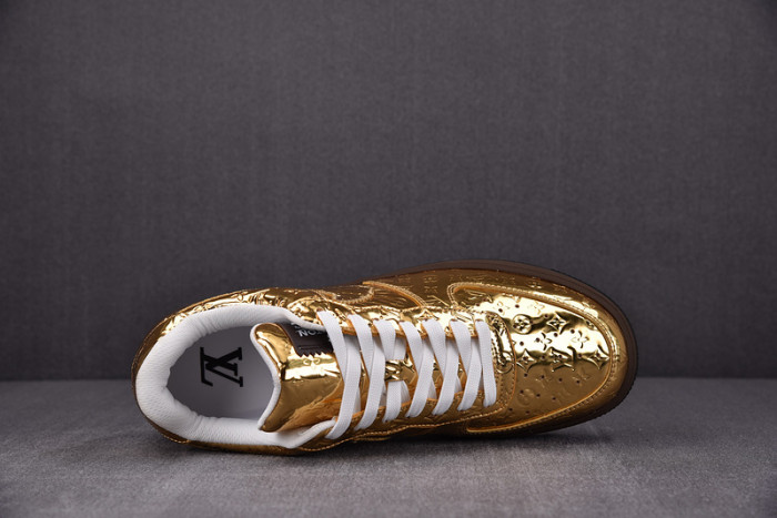 NIKE LOW AIR FORCE 1 X gold