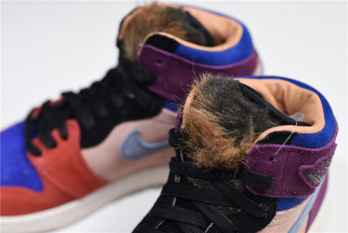 Aleali May Air Jordan 1 Viotech Fur Tongues BV2613-600