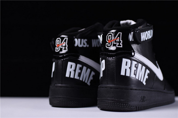 Supreme Nike Air Force 1 High SP Black  DS F/W  698696-010
