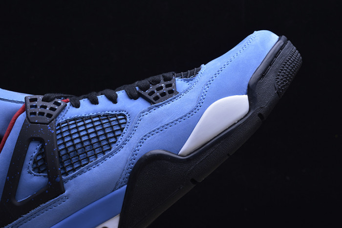 Travis Scott x Air Jordan 4 “Houston Oilers”  University Blue 308497-406