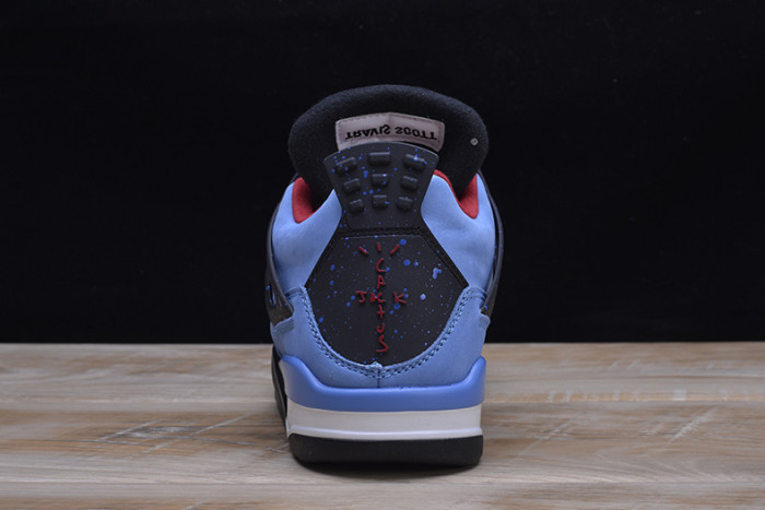 Travis Scott x Air Jordan 4 “Houston Oilers”  University Blue 308497-406