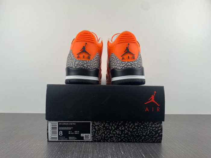 Air Jordan 3 Retro "Orange"  CT8532-801
