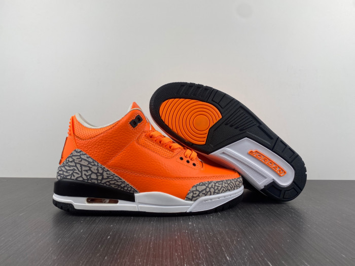 Air Jordan 3 Retro "Orange"  CT8532-801