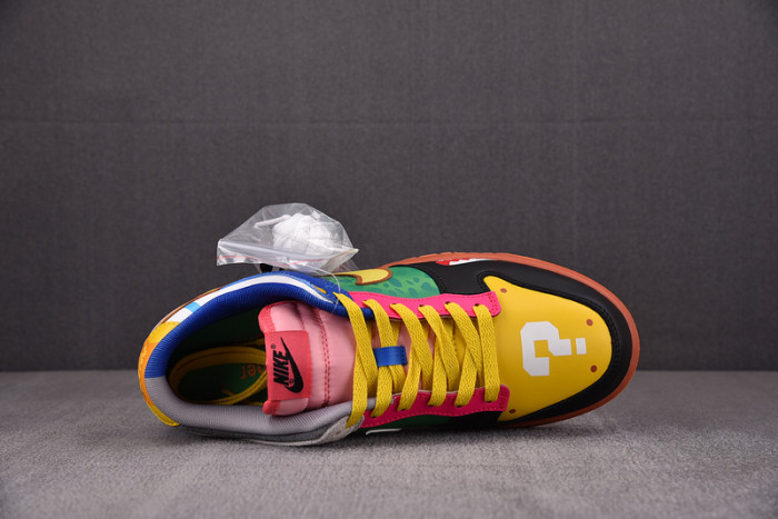Nike Dunk Low "What the Super Mario" Custom DH0952-101
