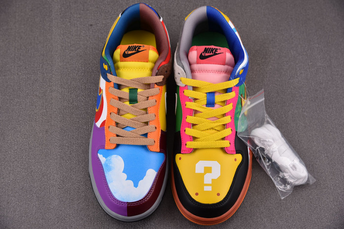 Nike Dunk Low "What the Super Mario" Custom DH0952-101