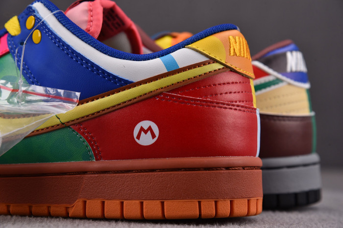 Nike Dunk Low "What the Super Mario" Custom DH0952-101