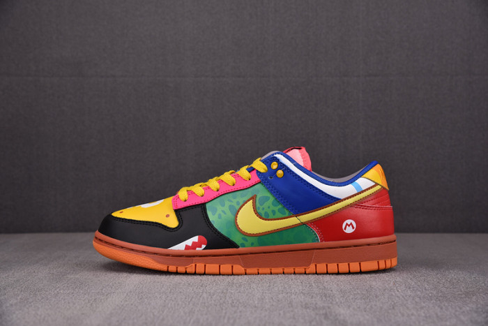 Nike Dunk Low "What the Super Mario" Custom DH0952-101