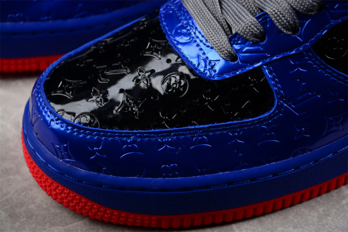 NIKE LOW AIR FORCE 1 X  royal blue black