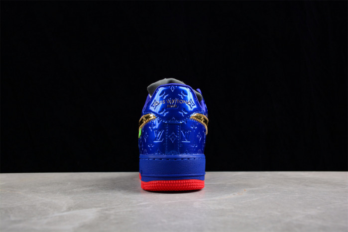 NIKE LOW AIR FORCE 1 X  royal blue black