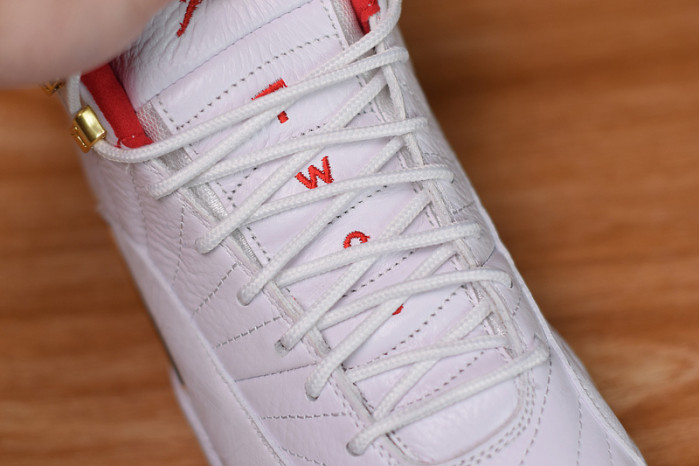 Air Jordan 12 FIBA White University Red 130690-107