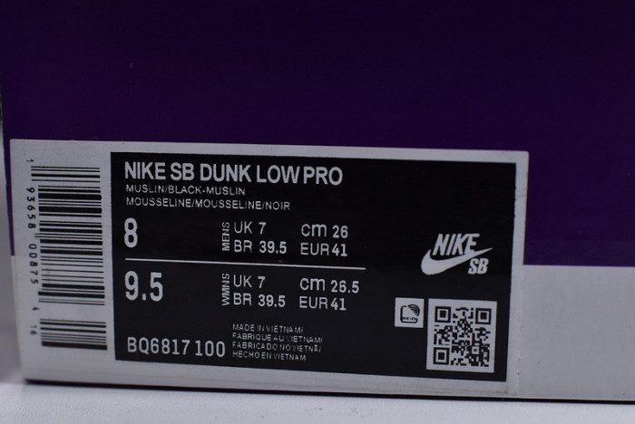 Nike SB Dunk Low Pro Hennessy  BQ6817-100