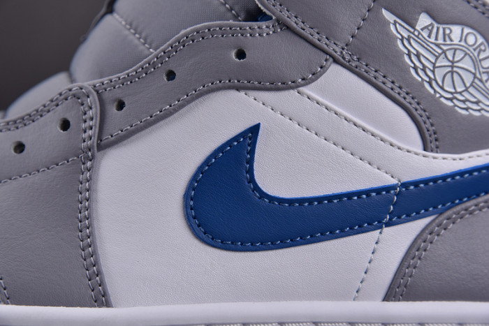 air Jordan 1 Mid True Blue Cement  DQ8423-014