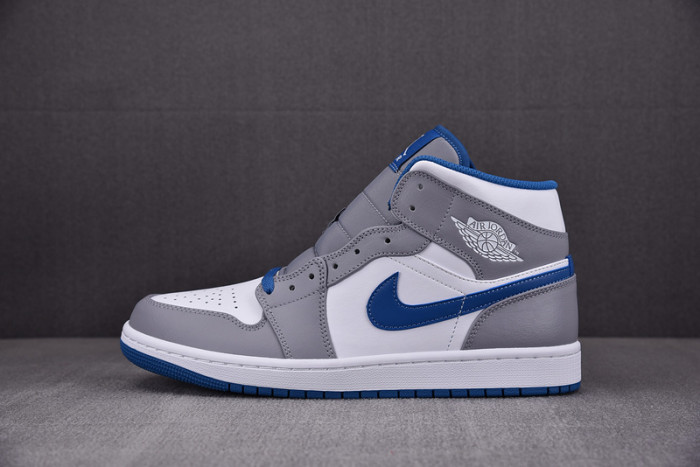 air Jordan 1 Mid True Blue Cement  DQ8423-014