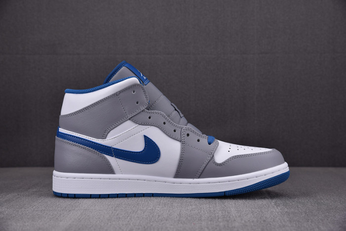 air Jordan 1 Mid True Blue Cement  DQ8423-014