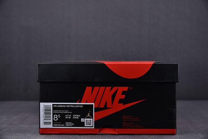 Air Jordan 1 Retro Low OG Mystic Navy CZ0790-041