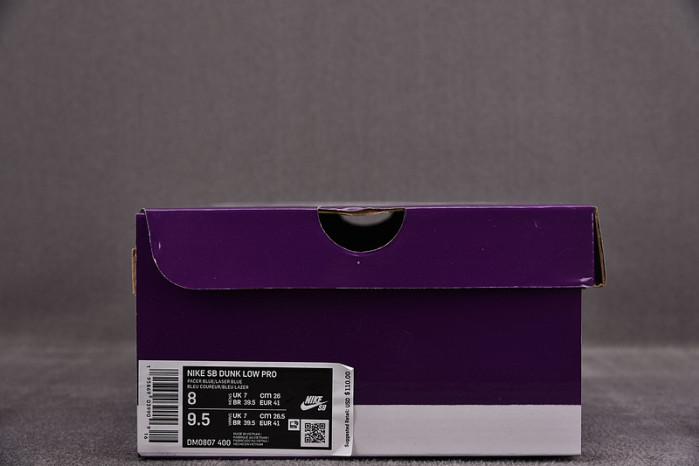 Nike SB Dunk Low Blue Raspberry  DM0807-400