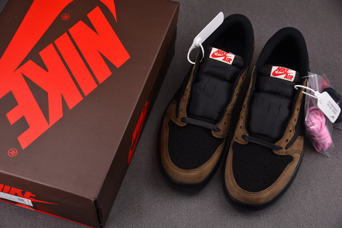 Travis Scott x Air Jordan 1 Low OG Velvet Brown DM7866-212