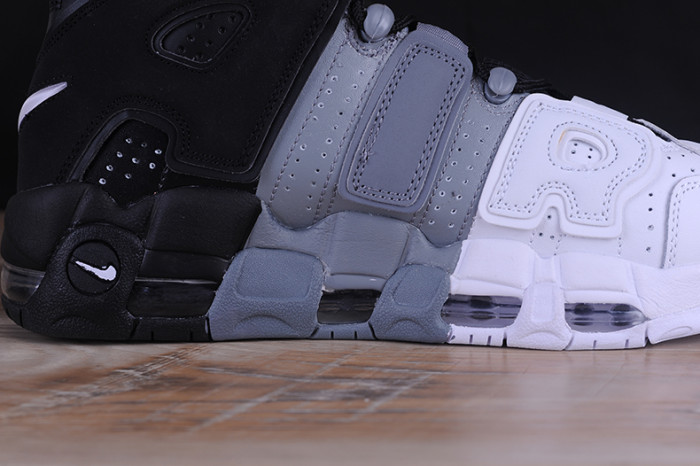 Nike Air More Uptempo “Tri-Color” black-Grey-White  921948-002