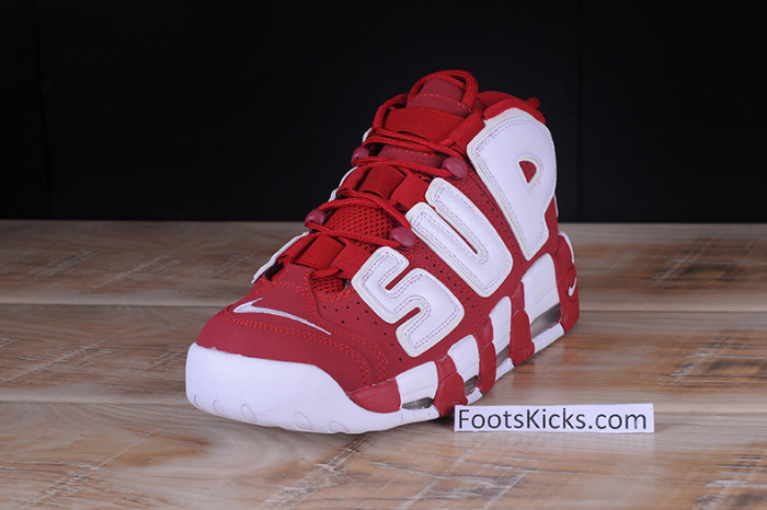 Supreme x Nike Air More Uptempo Varsity Red/White 902290-600