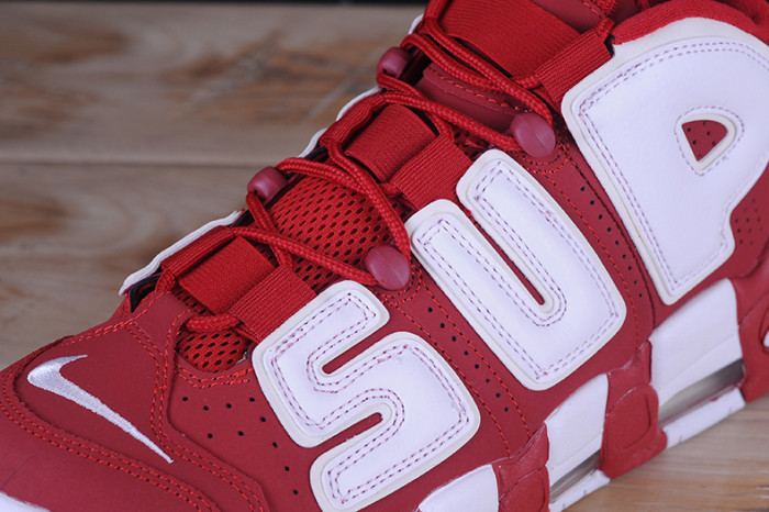 Supreme x Nike Air More Uptempo Varsity Red/White 902290-600