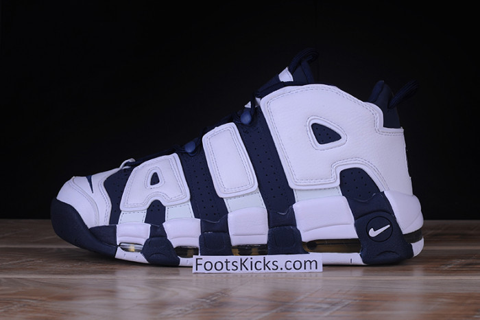 Nike Air More Uptempo “Olympic” White/Midnight Navy  414962-104