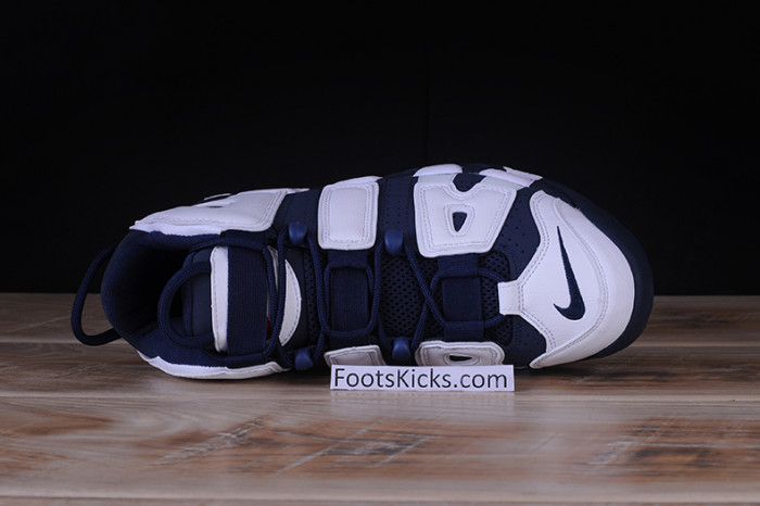 Nike Air More Uptempo “Olympic” White/Midnight Navy  414962-104