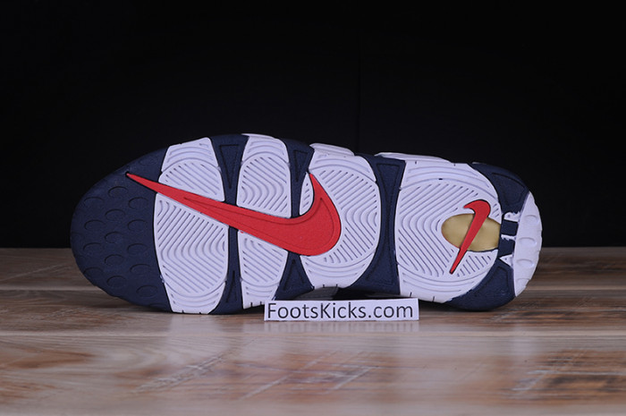 Nike Air More Uptempo “Olympic” White/Midnight Navy  414962-104