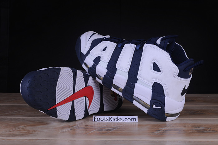 Nike Air More Uptempo “Olympic” White/Midnight Navy  414962-104