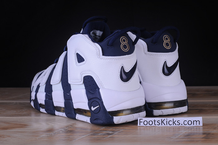 Nike Air More Uptempo “Olympic” White/Midnight Navy  414962-104
