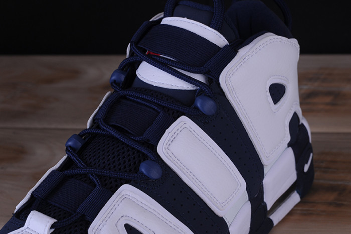 Nike Air More Uptempo “Olympic” White/Midnight Navy  414962-104