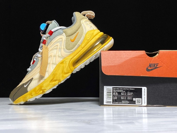 travis scott x nike air max 270 react ct2864-200