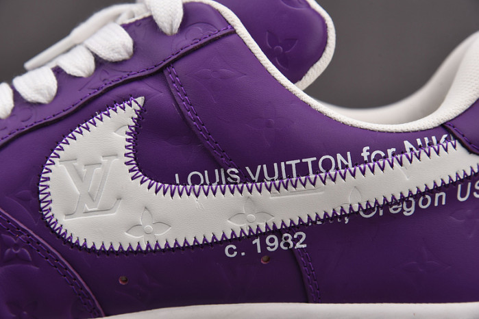 nike low air force 1 x purple