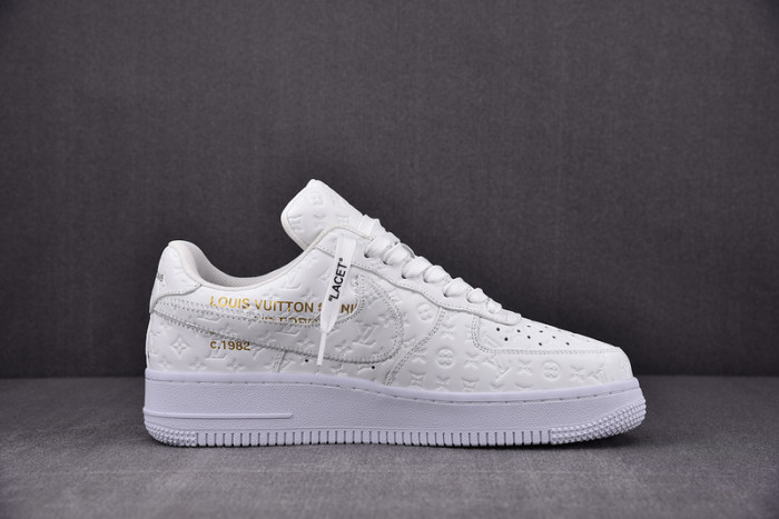 nike low air force 1 x white