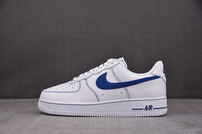Nike Air Force 1 Low ''07 LV8 White Deep Royal Blue HQ2037-100