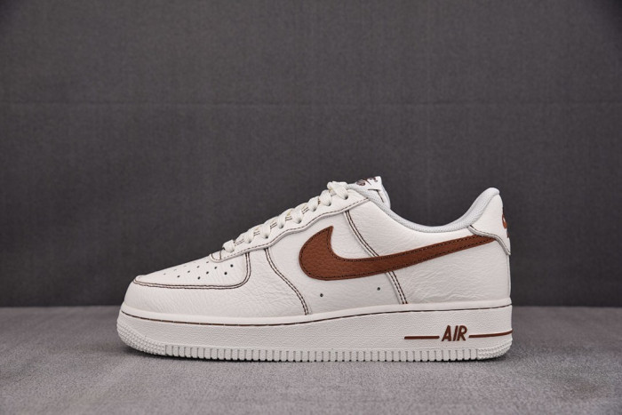 Nike Air Force 1 Low ''07 LV8 Ivory Saddle Brown HQ2037-101