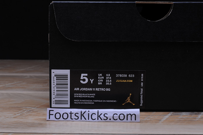 air jordan 11 retro“gym red” 378037-623